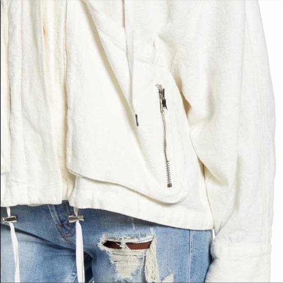 Blank NYC White Linen Utility Jacket Sz S - Picture 7 of 15